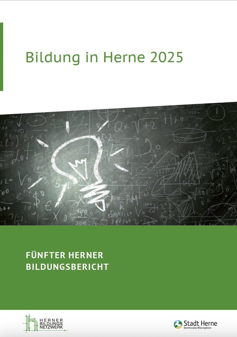 Das Bild zeigt das Cover des Bildungsberichts