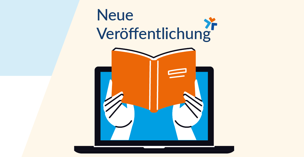 Das Bild zeigt Hände in einem Monitor, die ein Buch halten Das Bild zeigt Hände in einem Monitor, die ein Buch halten